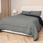 Zweifarbige Bettdecke ohne Bezug