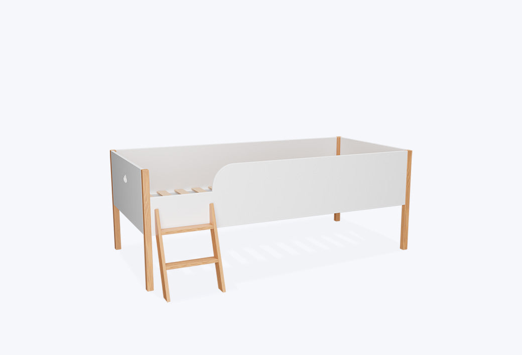 Halbhochbett mit stauraum Wolke