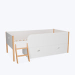 Halbhochbett mit stauraum Wolke