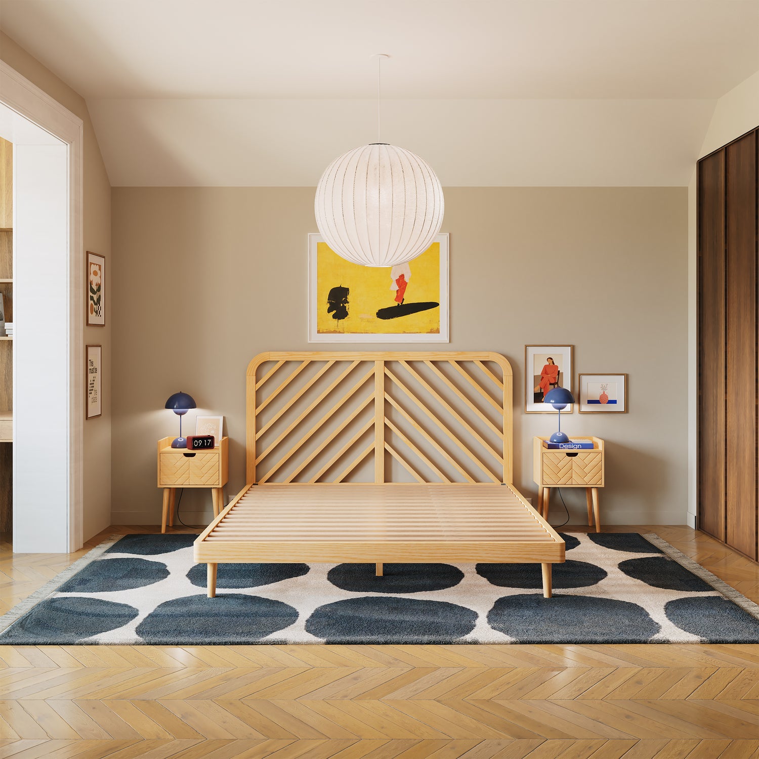 Kopfteil Bett Holz Alba