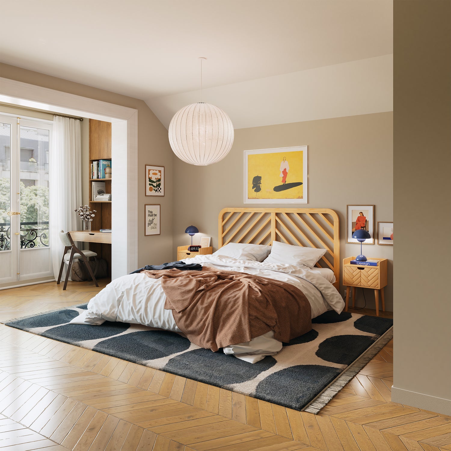 Kopfteil Bett Holz Alba