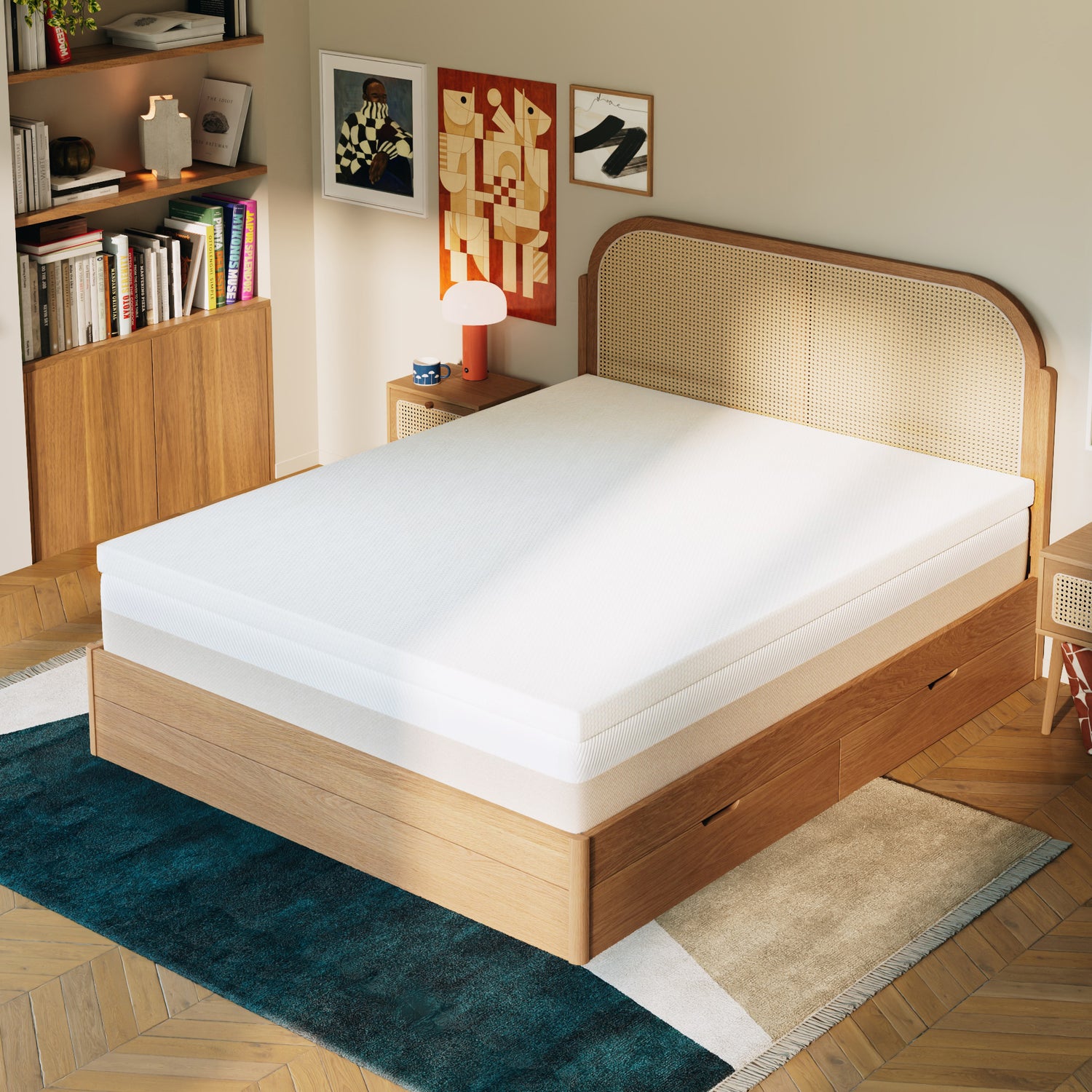 bambus topper Topper 90x200 140x200 180x200 Bambus - 8cm Memory-Schaum