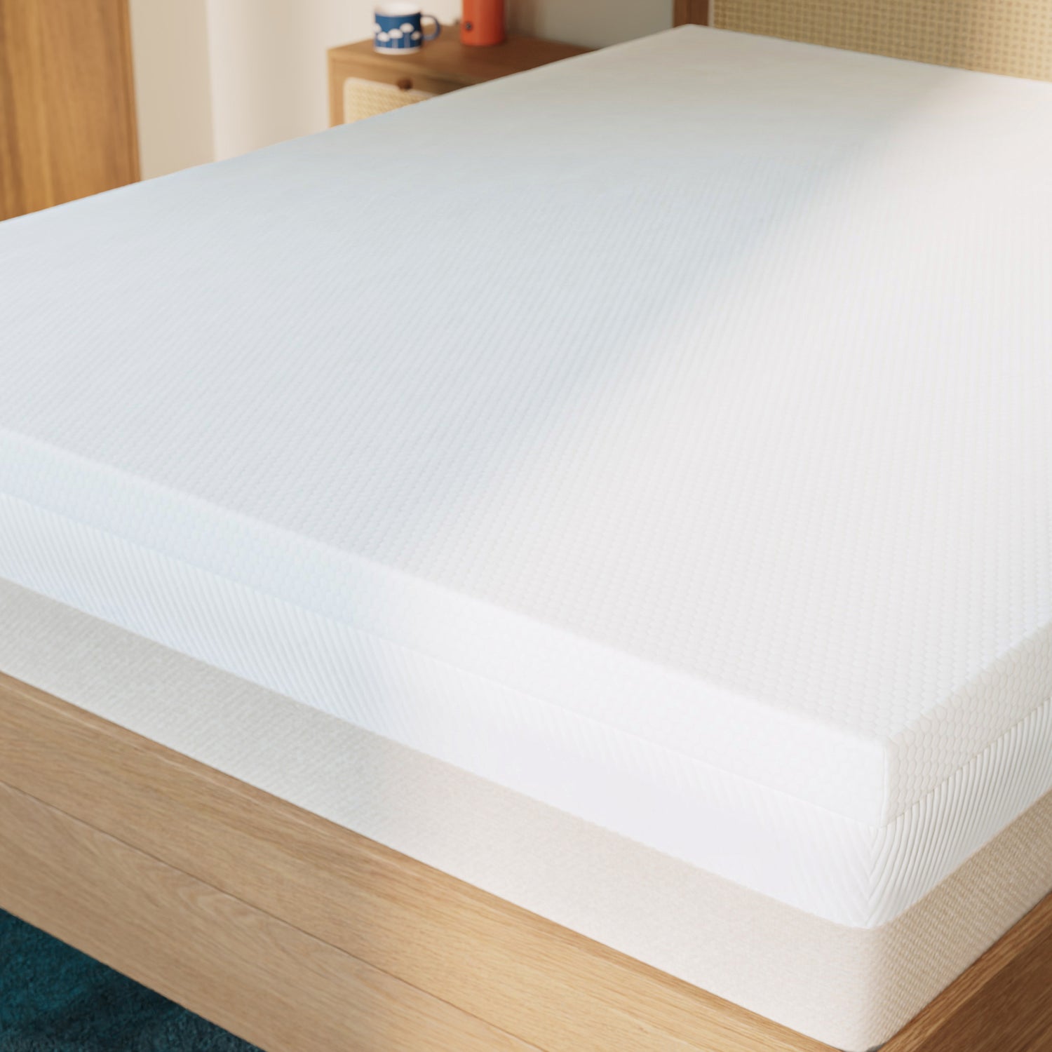 bambus toppe Topper 90x200 140x200 180x200 Bambus - 8cm Memory-Schaum