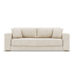Breite Armlehnen, Sandbeige