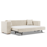 Breite Armlehnen, Sandbeige