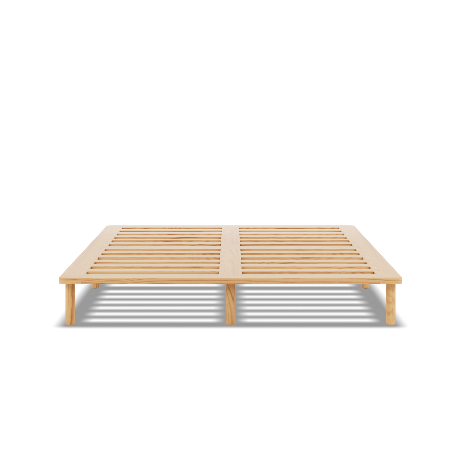 Bettgestell mit Lattenrost aus Holz Ugo