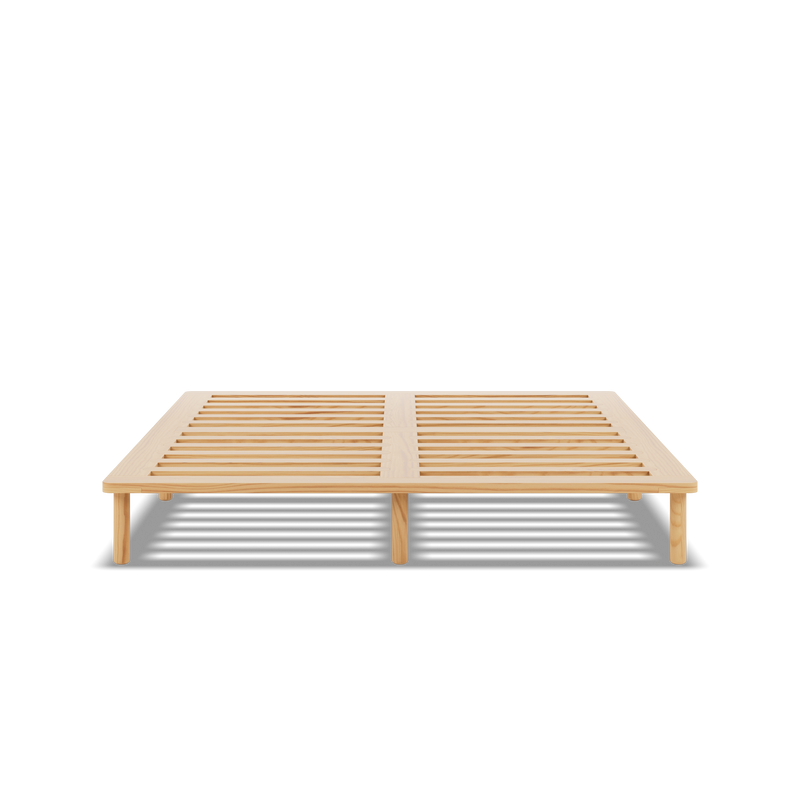 Bettgestell mit Lattenrost aus Holz Ugo