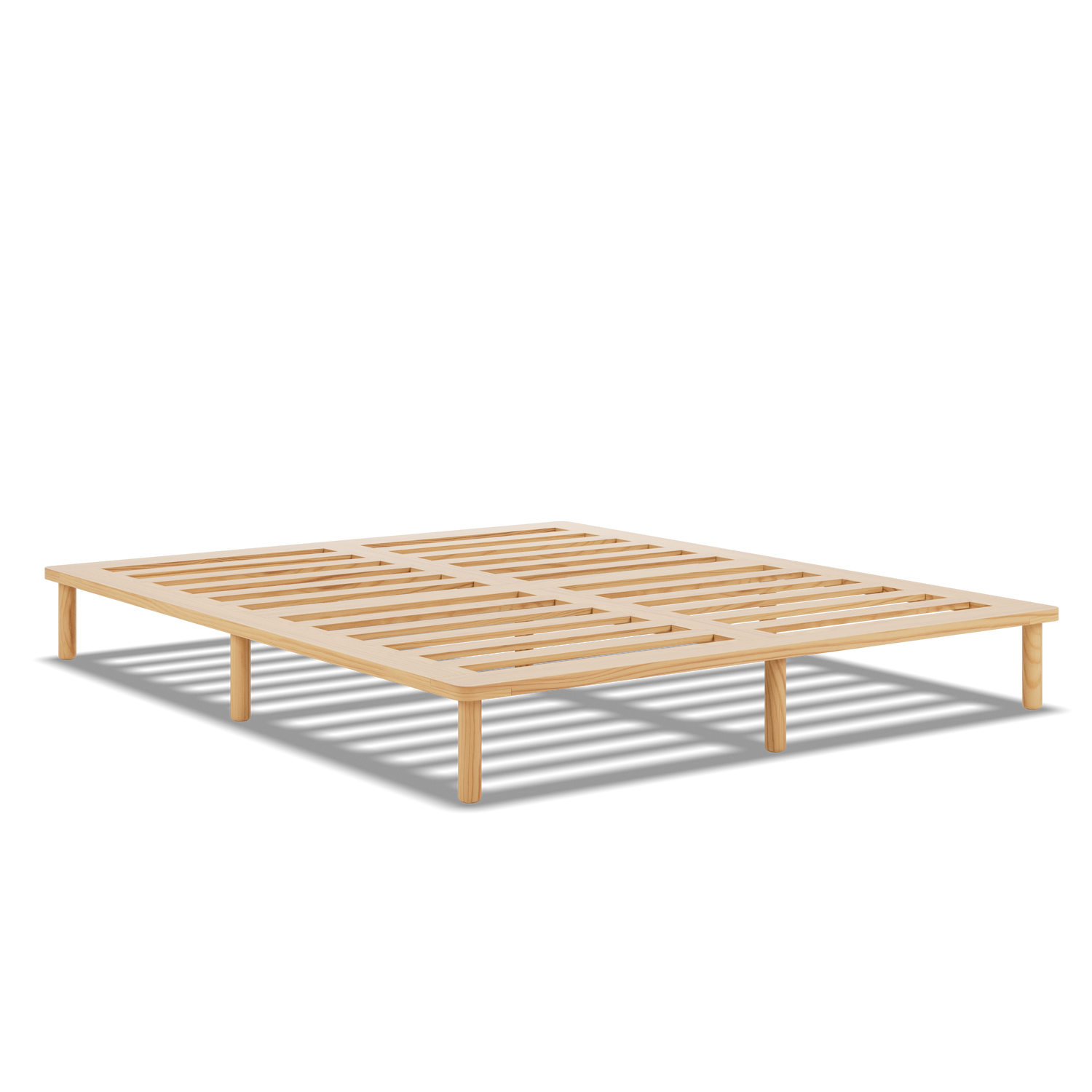 Bettgestell mit Lattenrost aus Holz Ugo
