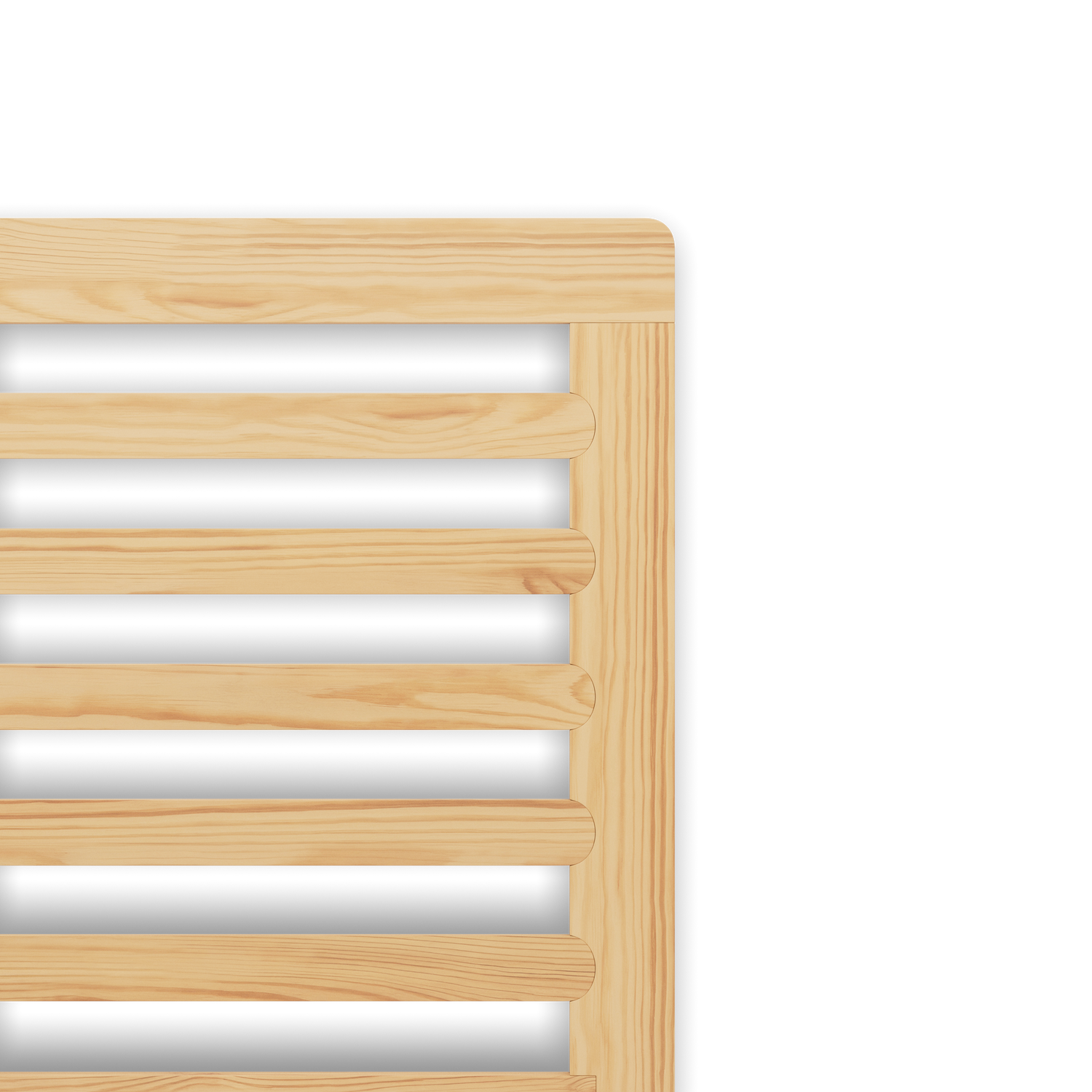 Bettgestell mit Lattenrost aus Holz Ugo