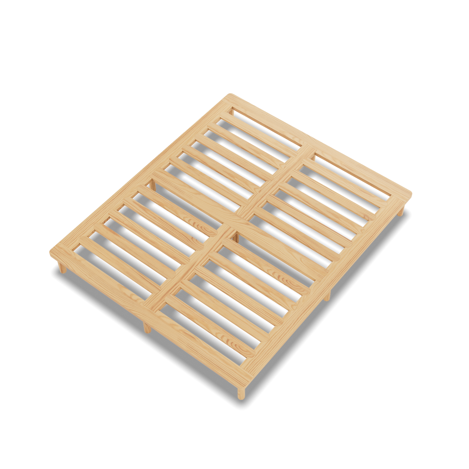 Bettgestell mit Lattenrost aus Holz Ugo