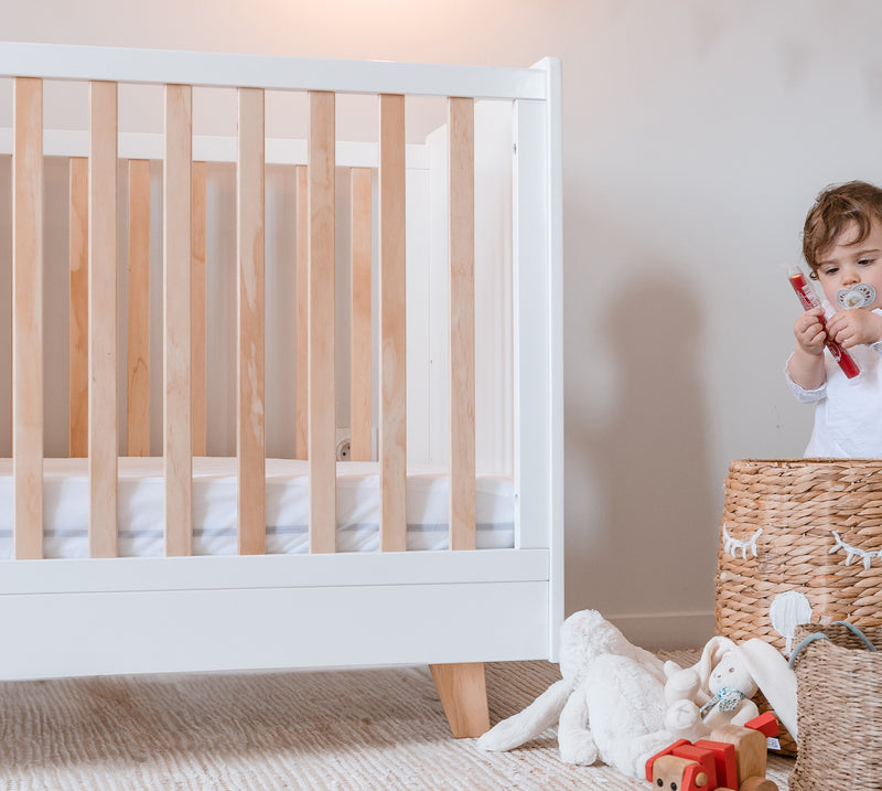 Babybett mitwachsend